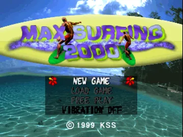 Max Surfing 2000 (JP) screen shot title